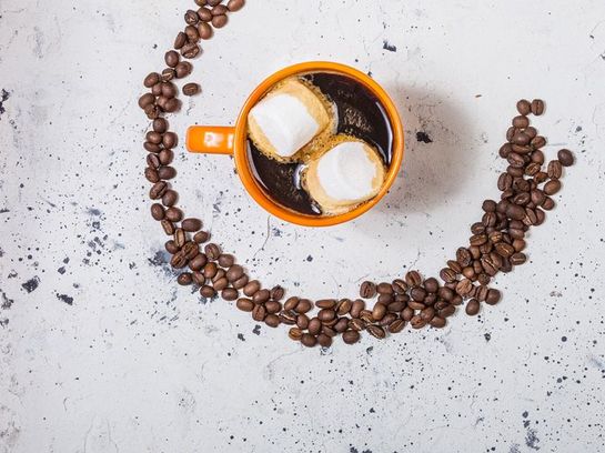 Espresso und Marshmallows sind auf jeden Fall auch ein schmackhaftes Duo in Kaffeekreationen.