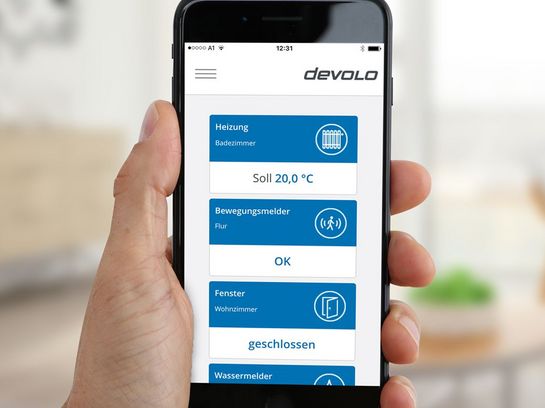 Die Devolo Smart-Home-App
