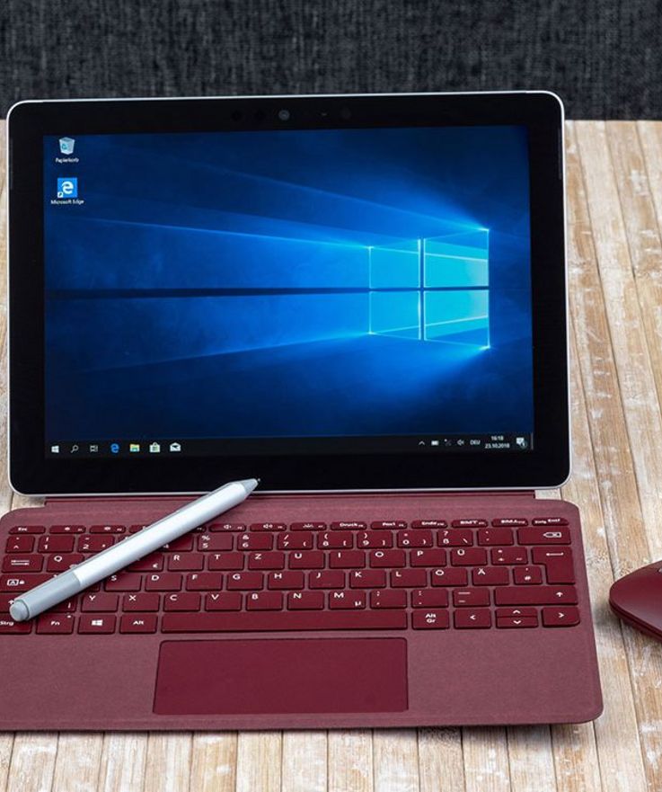 Das Microsoft „Surface Go“ ist ein praktisches Gerät für unterwegs.