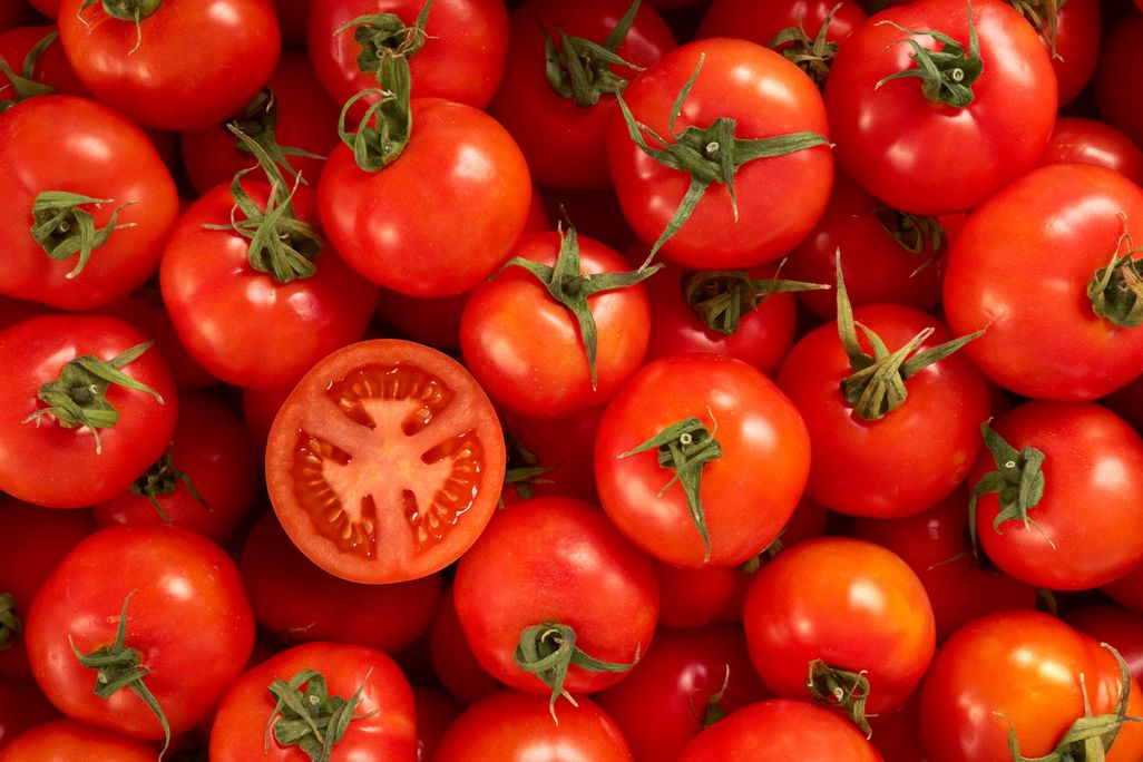 Tomaten schmecken als kalte oder warme Suppe.