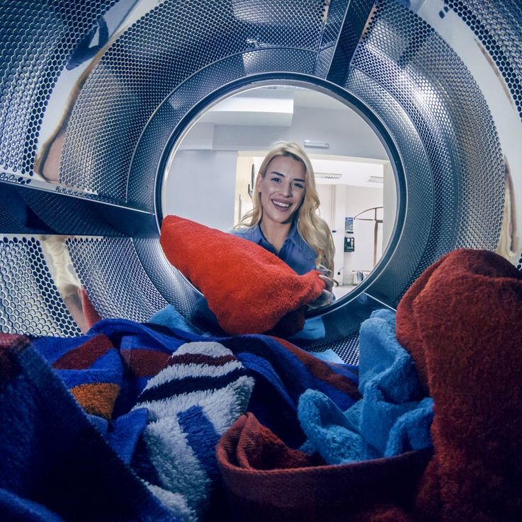 Moderne Waschmaschinen verfügen über Hygiene- und Allergieprogramme. 