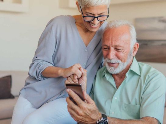 Smartphones für Senioren.