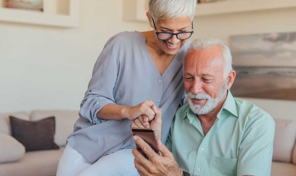 Smartphones für Senioren.