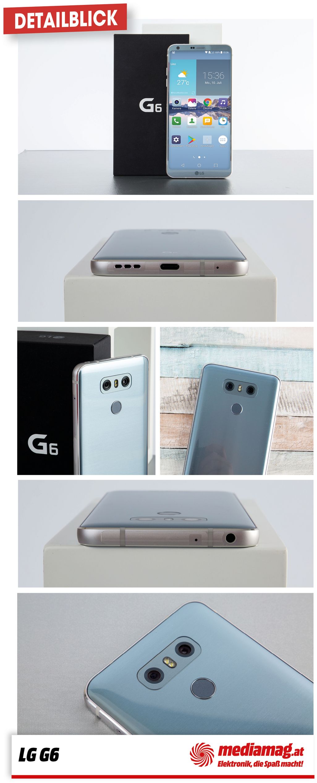 Die besten Features des neuen Smartphone-Flaggschiffs von LG, dem G6.