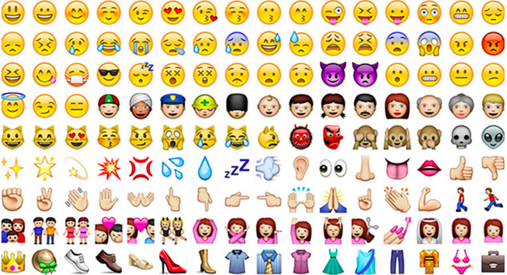 Tier, Menschen, Ereignisse: Das sind Emojis. 