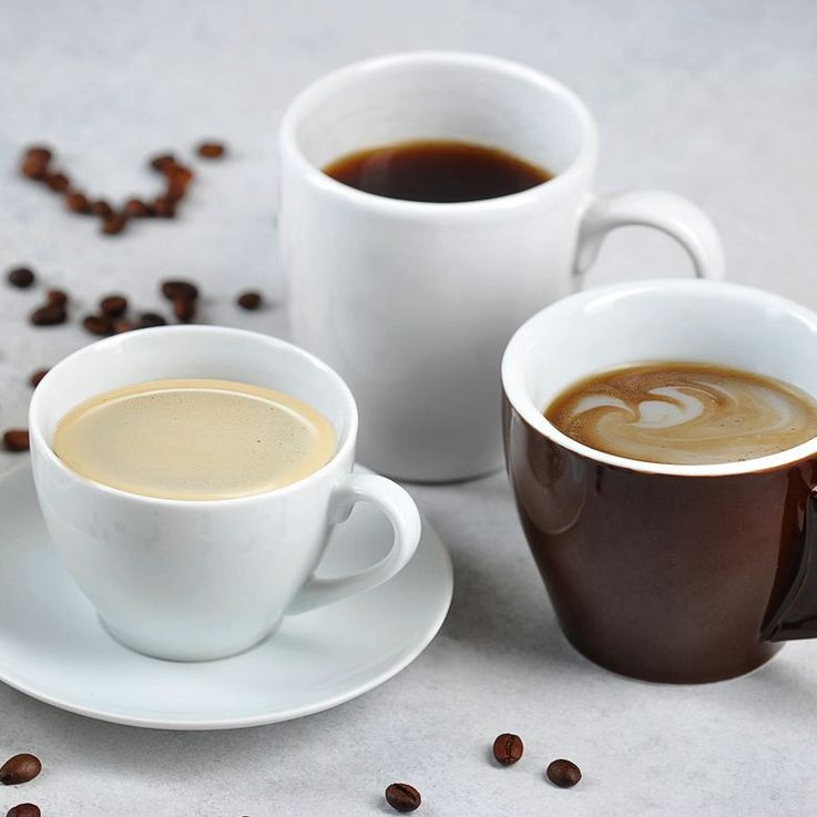 Verschiedene Kaffeespezialitäten