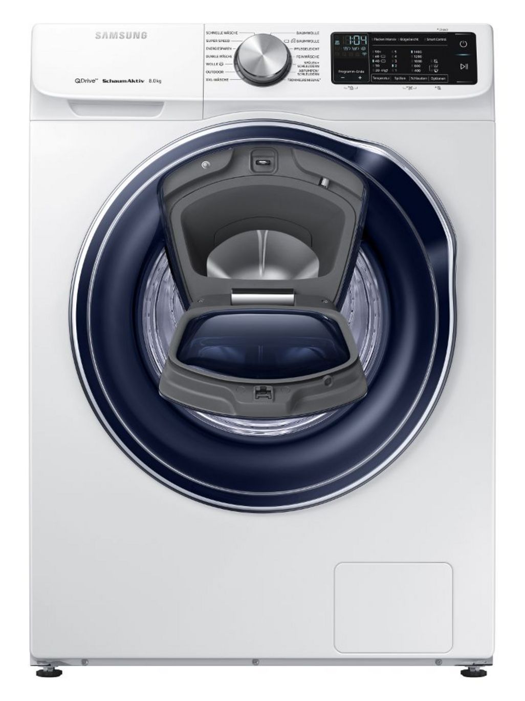 Features wie Samsung QuickDrive, AddWash für nachträgliches Zugeben von Kleidungsstücken und Dampfprogrammen, die Allergene und Bakterien entfernen, sind die Highlights moderner Wäschepflege.