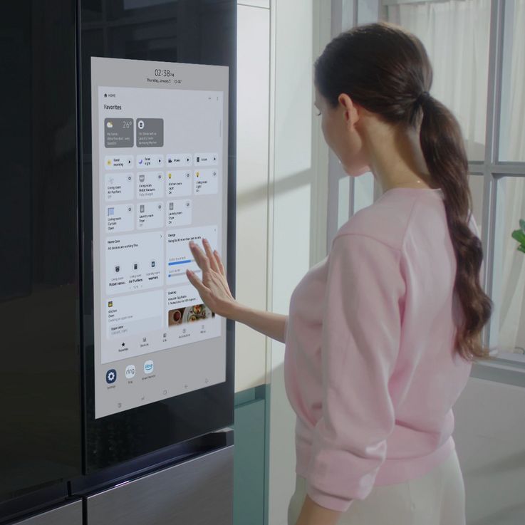 Samsung Bespoke Kühlschrank auf der CES 2023