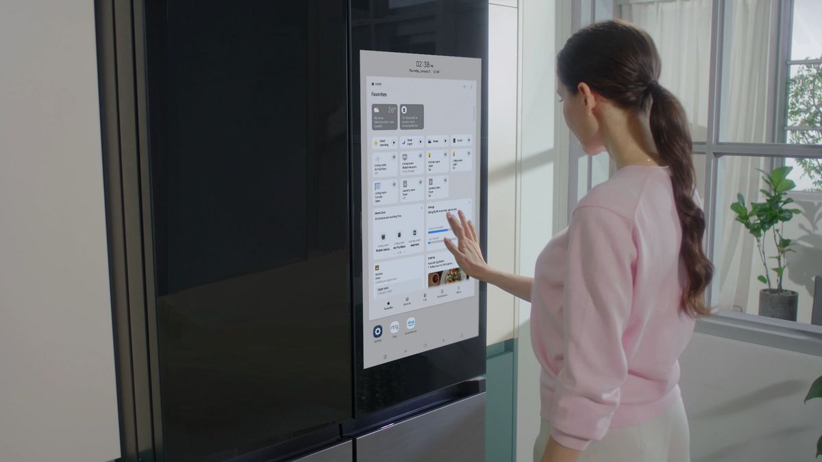 Samsung Bespoke Kühlschrank auf der CES 2023