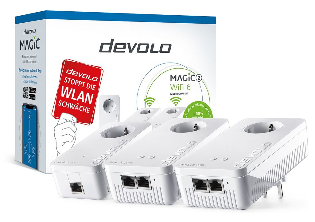 Die neuen „Magic 2 WiFi 6“-Kits von devolo 