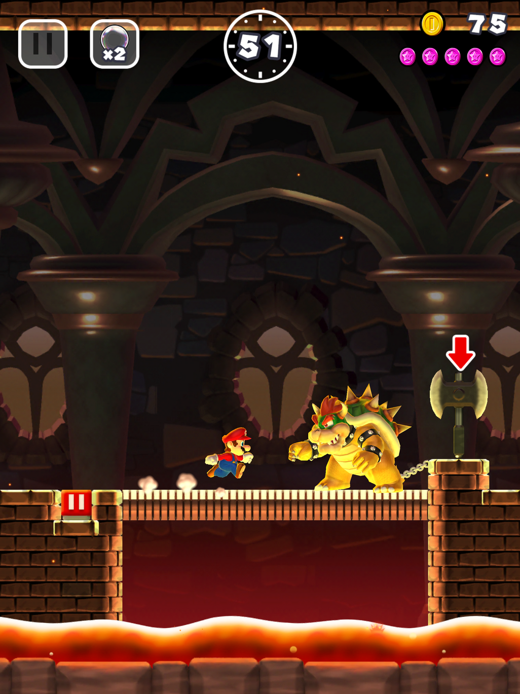 Bowser und Mario in "Super Mario Run"