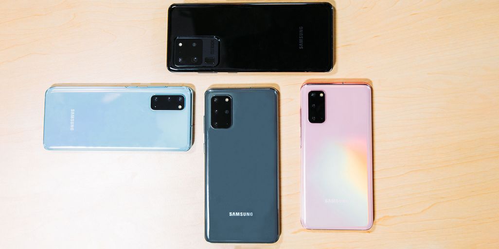 Die neue Samsung S20-Produktfamilie.