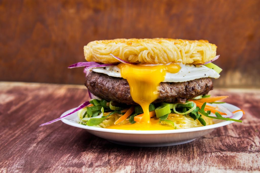 Ramen-Burger als Food-Trend